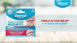 Cold Sores on Lips  Cold Sore Treatment   Dermal Therapy Cold Sore Lysine+ Gel