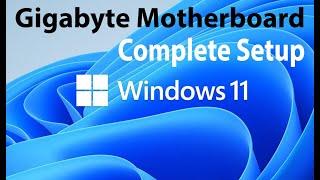Complete  setup windows 11 on gigabyte motherboard Update Windows 11 Setup Bangla Tutorial 2023