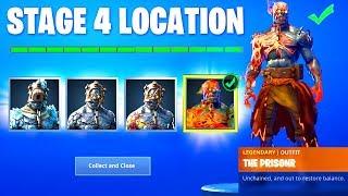 How to UNLOCK STAGE 4 PRISONER SKIN KEY LOCATION Snowfall Skin Fortnite Battle Royale