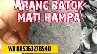 Arang batok kelapa mati hampa