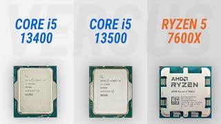 Core i5-13400 vs Core i5-13500 vs Ryzen 5 7600X w RTX 4090