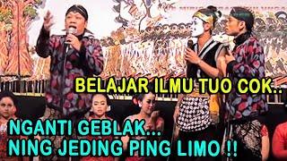 Percil + Yudho + Gareng  Belajar ilmu tuo jan seru maszehh wk..wk..