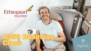 WOW Ethiopian Airbus A350 Business Class  -- Frankfurt - Addis Abeba