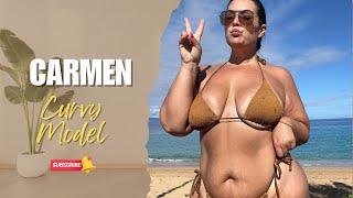 Carmen  Embracing Curves in Modeling  Discover Her Life Fashion and Digital Influence 