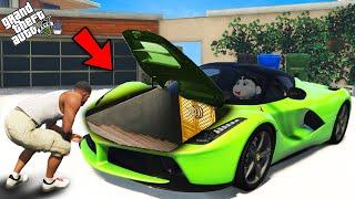 Franklin Find A Secret Base In His Supercar With Shinchan in GTA 5  GTA 5 mods