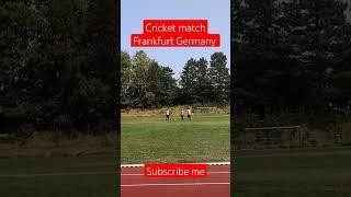 Cricket match Frankfurt Germany #shortvideo #germany #frankfurt #cricket #cricketleague