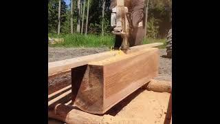 Chainsaw Mill Slabbing Cedar