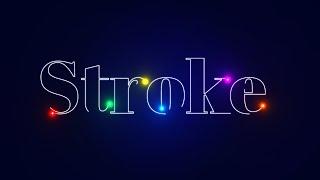 After Effects Tutorial Light Stroke animation With Optical Flares