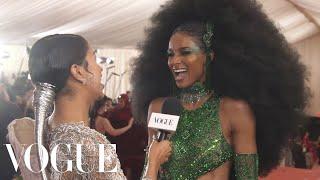 Ciara on Her Diana Ross-Inspired Met Gala Look  Met Gala 2019 With Liza Koshy  Vogue