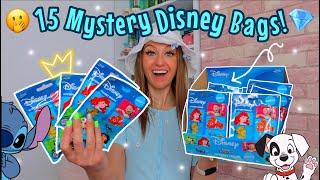 OPENING 15 *NEW* MYSTERY DISNEY BLIND BAGS🩵 RARE GOLDEN SIMBA HUNT🫢  Rhia Official