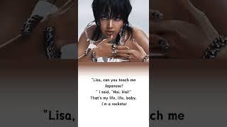 LISA-Rockstarrap lyrics #lisa#blackpink #rockstar #lyrics