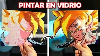 Aprende como dibujarpintar en vidriocristal  Glass painting  Tutorial español