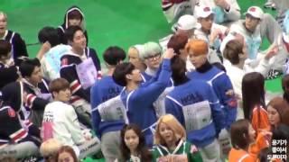 FANCAM 160118 Jungkook Tie Vs Hair @ MBC ISAC 2016