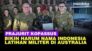 Kehebatan Prajurit Kopassus Praka Jingko Latihan Militer di Australia Harumkan Indonesia