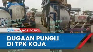 Viral Video Dugaan Pungli Sopir Merasa Dirugikan karena Peti Kemas Hantam Truk