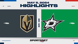 NHL Game 7 Highlights  Golden Knights vs. Stars - May 5 2024