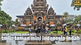 Beautiful Indonesia Mini Park⁉️ called Taman Mini Indonesia Indah tmii keliling naik wara-wiri