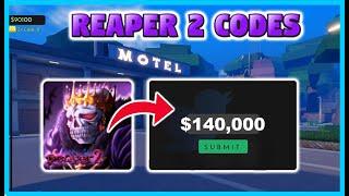 *NEW* REAPER 2 CODES *+50K CASH REWARDS REROLLS + MORE* SEPTEMBER 2022