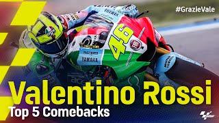 #GrazieVale Valentino Rossis Top 5 comebacks