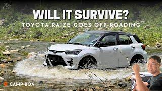 OFF-ROADING with the Toyota RAIZE Will it survive the trails?