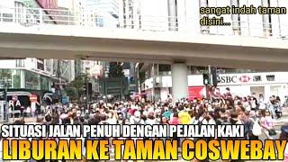 di kota ini warganya suka berjalan kaki di HONGKONG @cendoldawetvlog