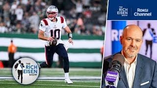 Rich Eisen Patriots are Wise to Stick with Jacoby Brissett over Drake Maye as Their Starting QB