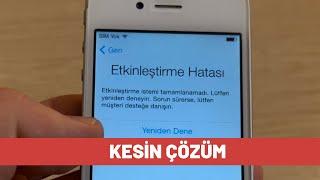 iPhone Etkinleştirme Hatası