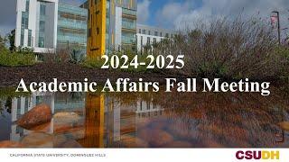 2024 Academic Affairs Fall Meeting