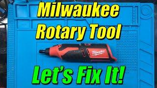 Milwaukee Rotary Tool Repair - How to Fix it