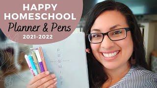 DIY HOMESCHOOL PLANNER SET UP 2021  See how I plan our homeschool year using a Happy Planner