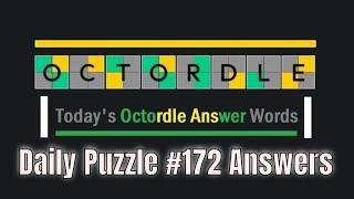 8 Wordles - Octordle  Todays Octordle Puzzle 172 Hints Clues and Answer Words for July 15th 2022