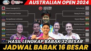 Jadwal 16 Besar Australia Open 2024  13 Juni 2024