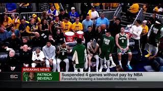 Pat Bev suspended before start of next season 