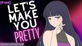 F4M Feminization Roleplay  Soft Domme GF Dresses You Up Femboy Listener? Makeup ASMR Audio