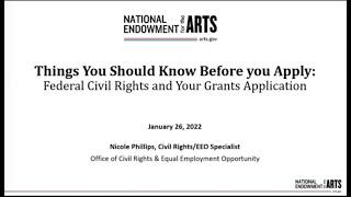 Things to Know Before You Apply Federal Civil Rights and Your Grants Application