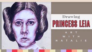 Drawing Princess Leia