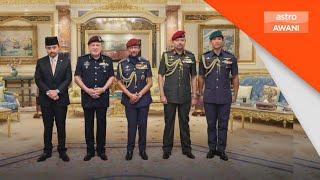 Istiadat pertabalan Agong persembah warkah persilaan kepada Sultan Brunei