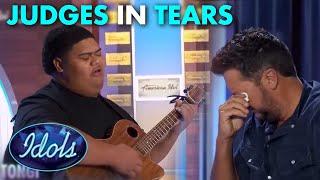Iam Tongis Audition Has The Judges In TEARS After Emotional Song For His Dad  Idols Global