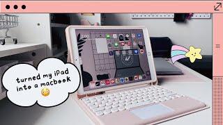 I Turned My iPad Into A Laptop  Alternative To Magic Keyboard?  iPad Accessories From Shopee