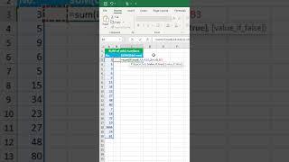 Find SUM of odd numbers in excel