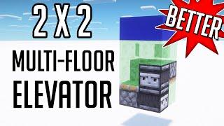 I Made a 2x2 Elevator For Multiple Floors