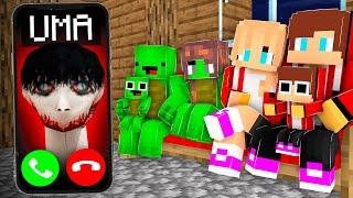 How UMA Called JJ and Mikey Family - in Minecraft Maizen