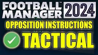 Opposition Instructions Cheat Sheet Tactical FM24 Tactics