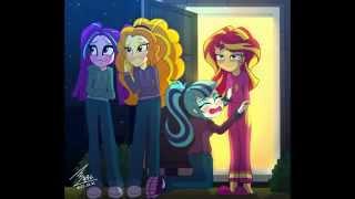 MLP EG Sunset Shimmer and Dazzlings