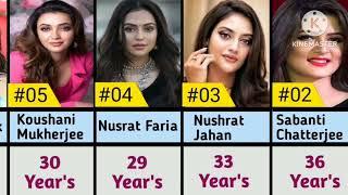 Top 50 Bengali actress age  Beutiful tolywood actress..