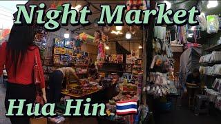 A Night Market Hua Hin Thailand  #silentvlog