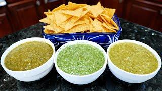 How to make The BEST Salsa Verde Recipe  Boiled Fresh or Roasted Salsa