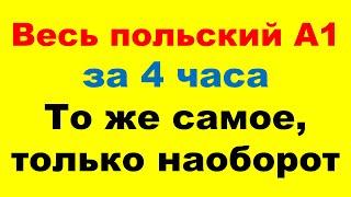 Весь курс А1 в одном видео все 33 урока. Практический тренажёр. Перевод с польского на русский.