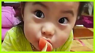 Adorable Korean Baby Eating Little Melons With Mom  Koreaboo Viral