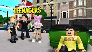 Sneaking Into A TEENAGERS Neighborhood.. I Found ADULTS Trapped Roblox Bloxburg